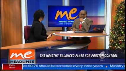 8 - Health balanced plate for portion control this festive season
