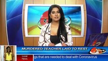 Murdered teacher laid to rest