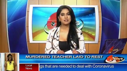 Murdered teacher laid to rest