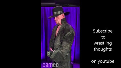 The Undertaker First Cameo Cuts Promo for Wedding for all elite scooby doo