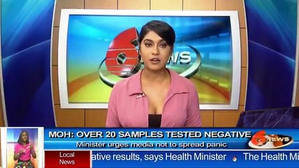 MoH: Over 20 samples tested negative. Minister urges media not to spread panic