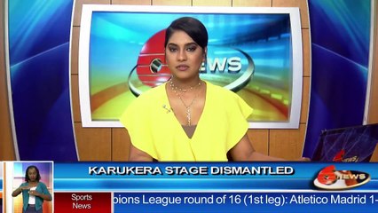 Karukera stage dismantled, Fete still on