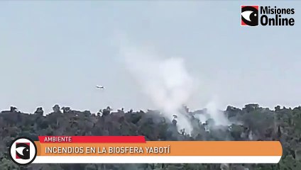 Incendios en la biosfera Yabotí