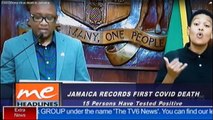 Jamaica records first Covid death