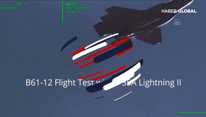 ABD'den F-35 uçağında 'nükleer bomba' testi! Hedefi 42 saniyede vurdu