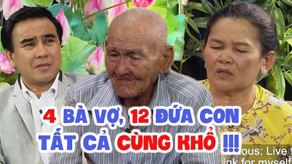 Chấp nhận LÀM VỢ 4 nuôi CHỒNG MÙ 100 TUỔI, bà cụ U60 bật khóc vì TẤT CẢ CÙNG KHỔ