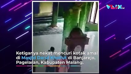 Keluarga Pencuri Kotak Amal Masjid Berhasil Ditangkap