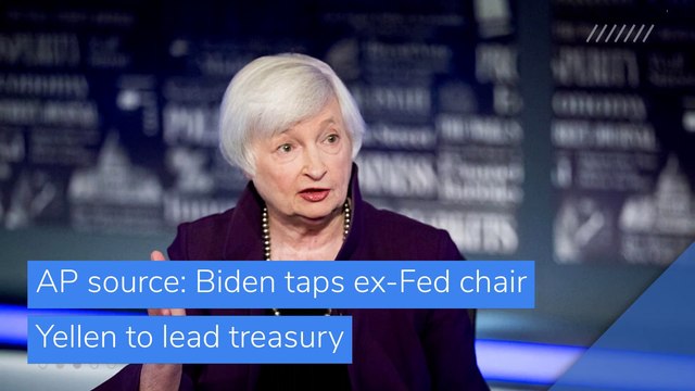 AP source: Biden taps ex-Fed chair Yellen to lead treasury, and other top stories in business from November 24, 2020.