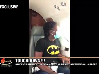 Students stranded in India arrive home