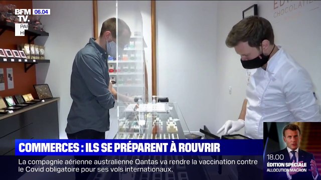 Les commerces se préparent à rouvrir