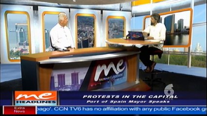 5 - Protest in the capital - Port of Spain Mayor speaks: 1 of 2