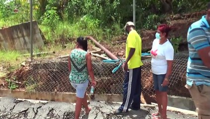 Landslip Threatens Home