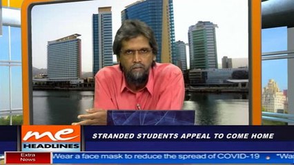 Stranded students appeal to come home