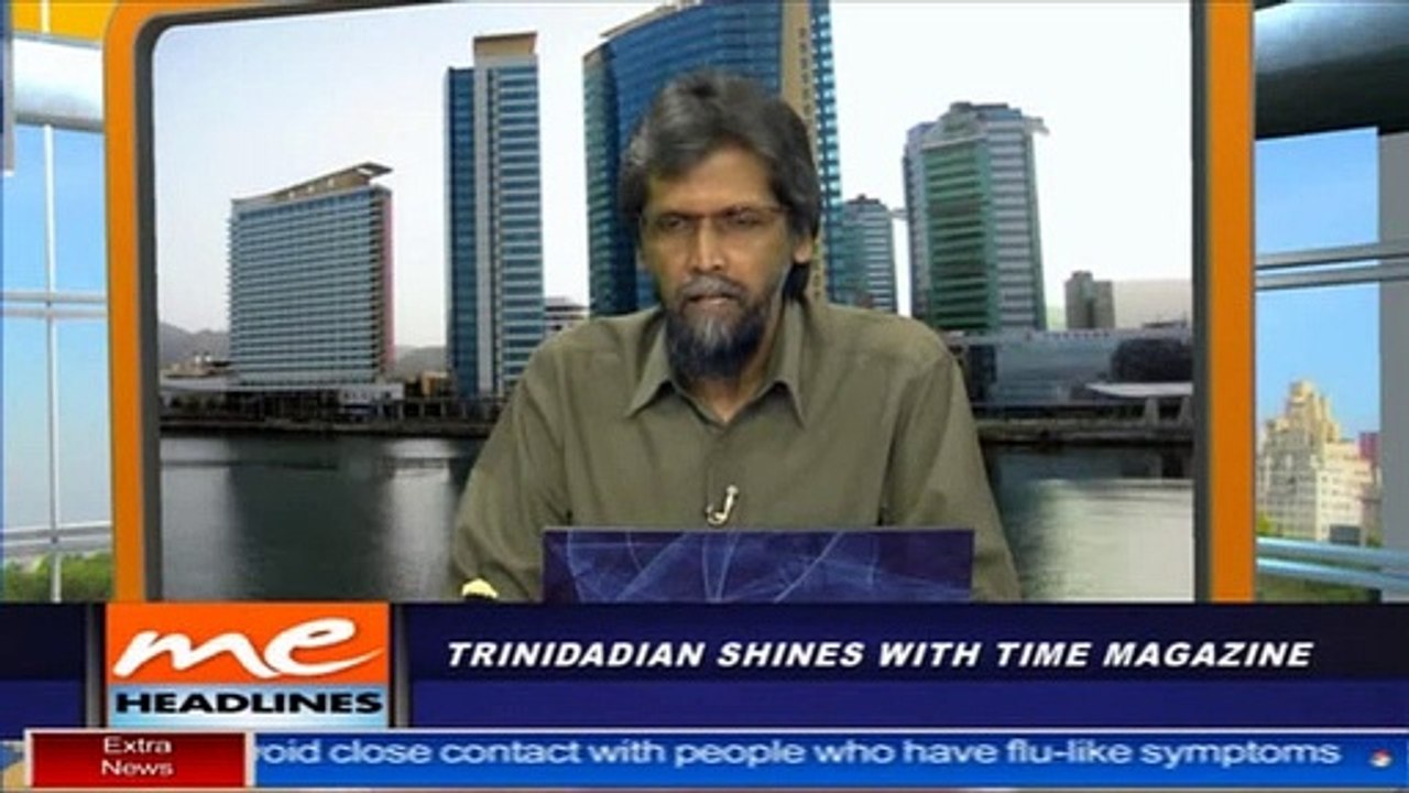 Trini artist etches Time Magazine cover