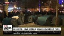 Violents incidents hier soir avec des dizaines de migrants délogés Place de la République à Paris