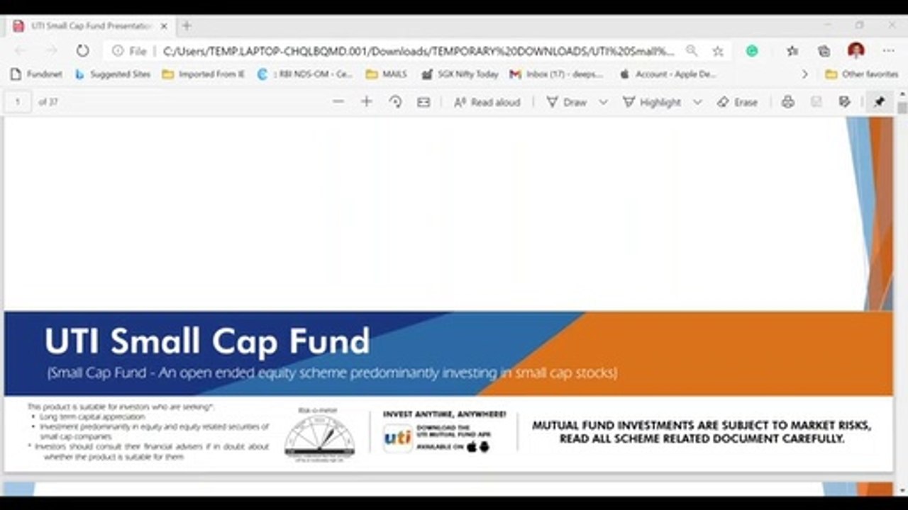 UTI Small Cap Fund Review | Best Small Cap fund Investment 2020