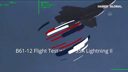 F-35 uçağında nükleer bomba testi