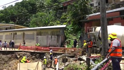 Update On Collapsed Road In Maraval