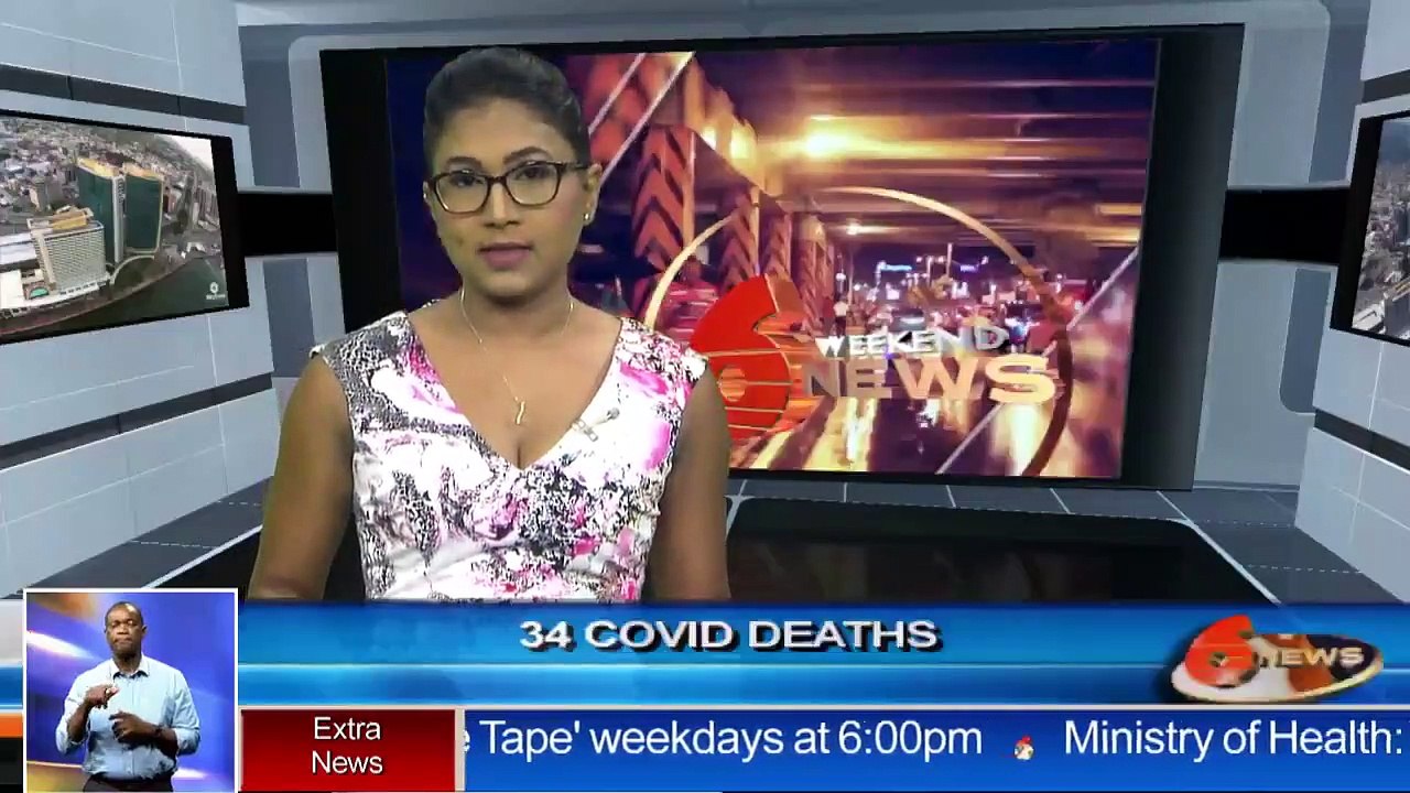 34 COVID deaths