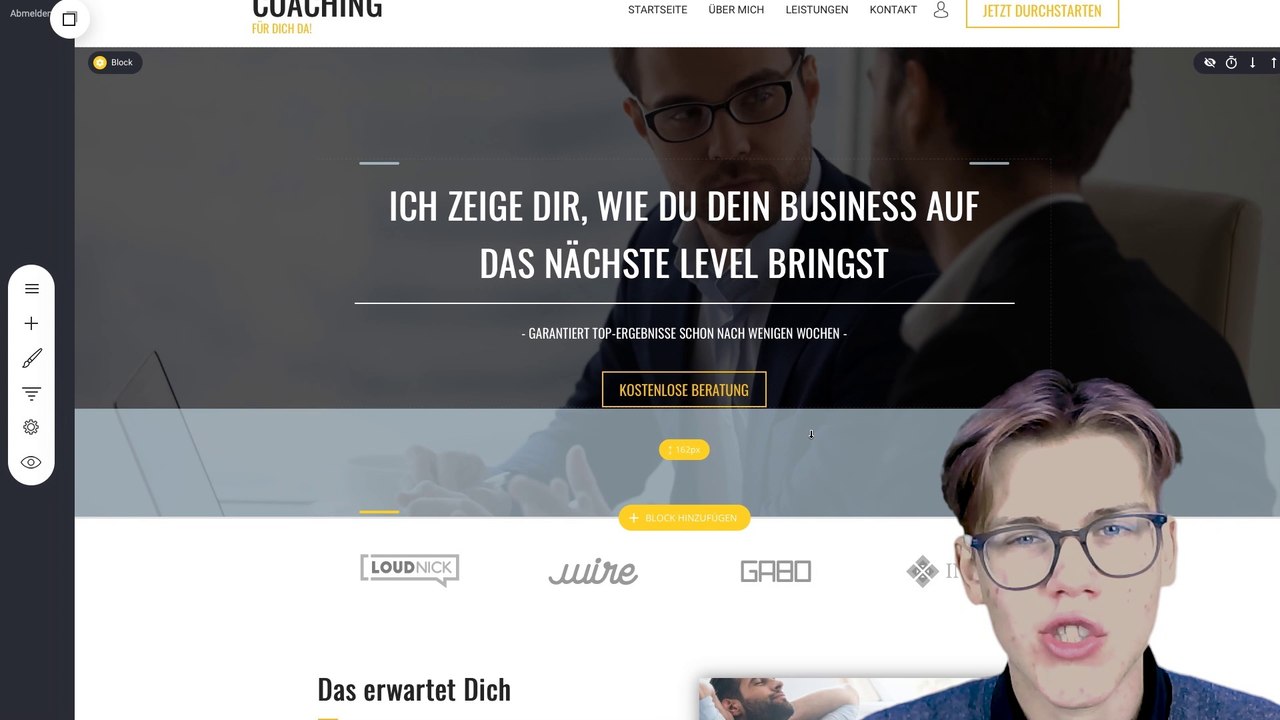Einstiegsvideo für SavedUp.online - dein neuer Online Baukasten inkl. CRM und Terminbuchung