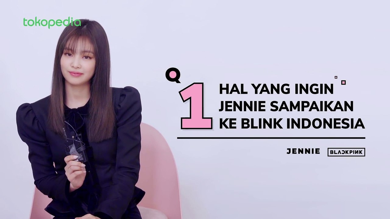 Blackpink Jennie 1 More Days on TokopediaWIB TV Show
