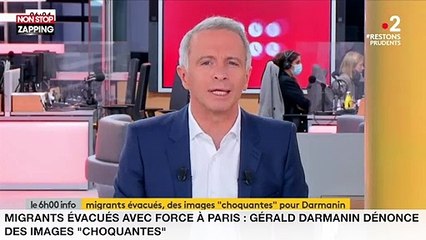 Migrants évacués avec force à Paris : Gérald Darmanin dénonce des images "choquantes" (vidéo)