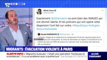 La violente évacuation de migrants de la place de la République indigne