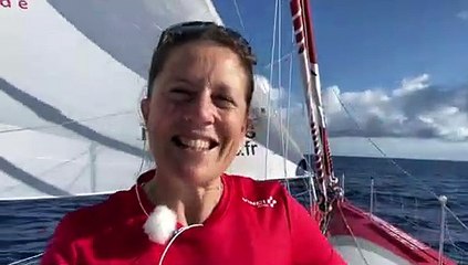 A bord d'Initiatives Coeur Jour 15 Sam Davies