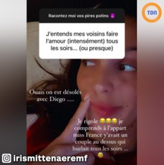 Iris Mittenaere fait une petite plaisanterie sur sa vie privée avec Diego El Glaoui
