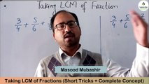 How to find LCM of Fractions or Rational Numbers in Urdu? II LCM kesy niklain II Short Tricks, Tips.