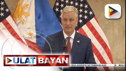 #UlatBayan | Mutual Defense Treaty ng US-PHL, binigyan-diin ng US National Security Advisor