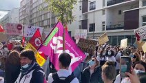 Marseille : les étudiants infirmiers manifestent devant l'ARS