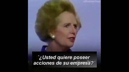 El discurso de Margaret Thatcher que describe a la perfección el destructor socialismo que sufrimos en España