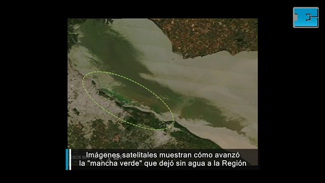 Imágenes satelitales muestran cómo avanzó la mancha verde que dejó sin agua a la Región