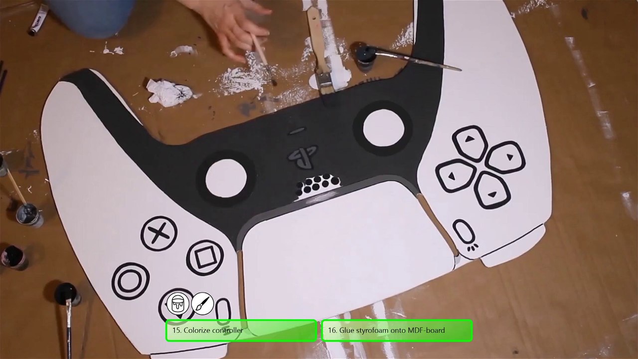 PS5 Controller LED Light Wall Decoration *XXL*  #diy