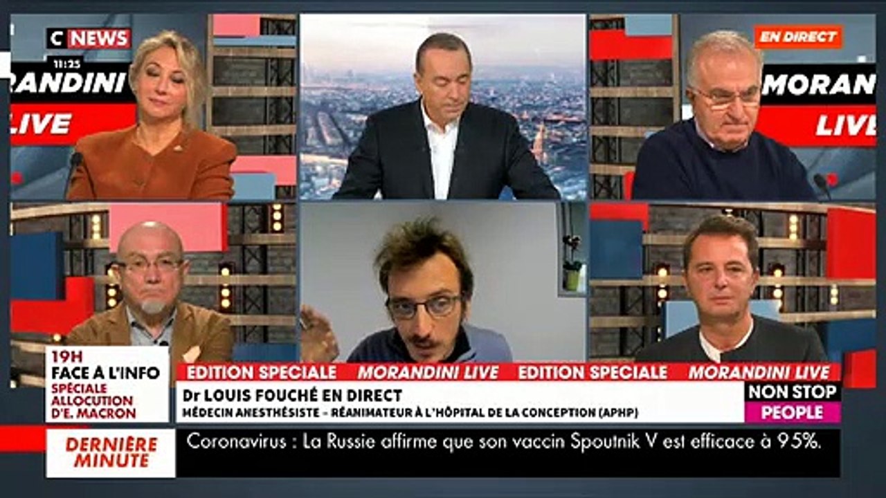 Vaccin: Le Dr Louis Fouché provoque énormément de réactions sur les réseaux sociaux après son passage dans "Morandini Live" ce matin - VIDEO