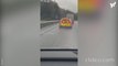 Drunk van driver caught swerving between lanes in rain was three times over limit