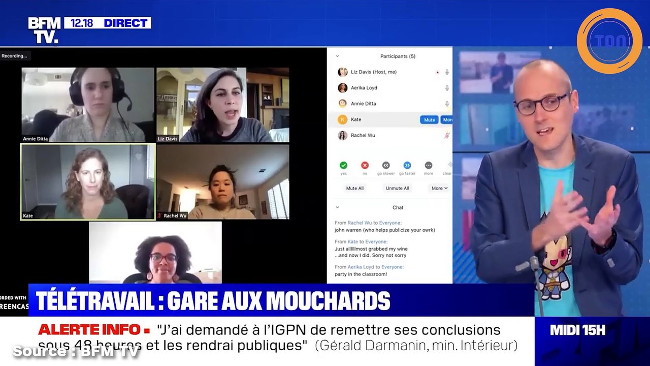 Télétravail : attention aux mouchards, les salariés doivent s'inquiéter ?