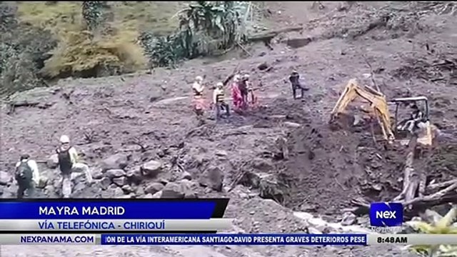 Continúan con la búsqueda de personas sepultadas en Bambito - Nex Noticias