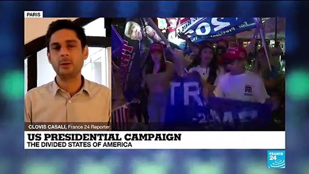 US presidential campaign: The divided States of America