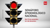 Semáforo epidemiológico nacional, del 23 de noviembre al 6 de diciembre