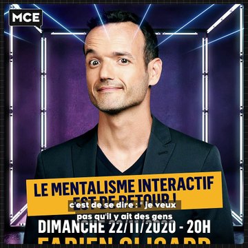 JOBS-BACKSTAGE FABIEN OLICARD MENTALISTE