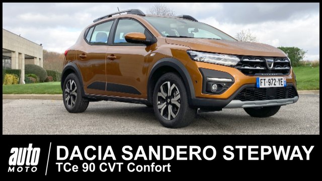 2021 Dacia Sandero Stepway TCe 90 CVT ESSAI POV Auto-Moto.com