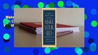 Make Your Bed: Little Things That Can Change Your Life... And Maybe the World  Best Sellers Rank