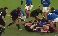 Rugby - Christophe Dominici legendary try against the All Blacks during the 1999 World Cup