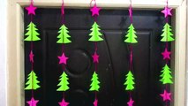 Easy Christmas Tree Door/Wall Hanging | Christmas Decorations Ideas | Christmas Tree Craft Ideas | Christmas Paper Crafts 2020