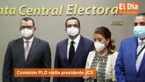 Comisión PLD visita presidente JCE