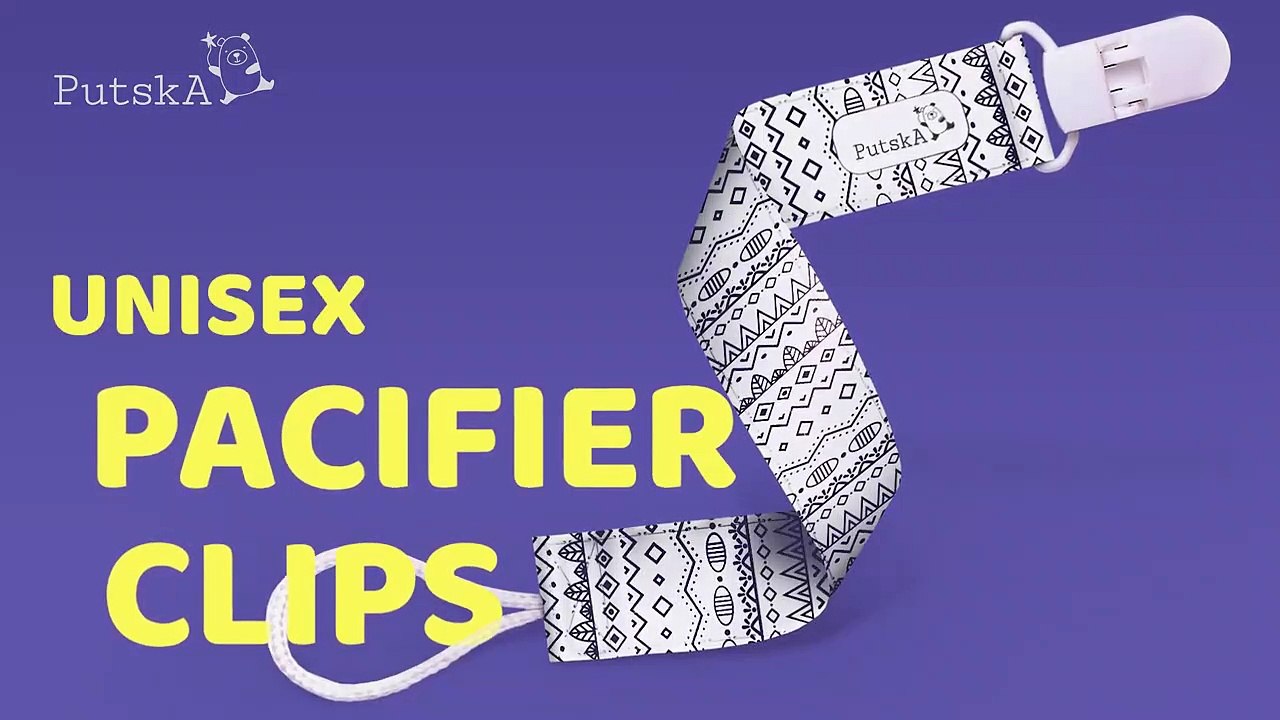 Putska Pacifier clip | Best Gift for Baby Shower | Unisex Clips | Baby Products
