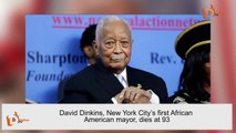 David Dinkins, New York City’s first African American mayor, dies at 93