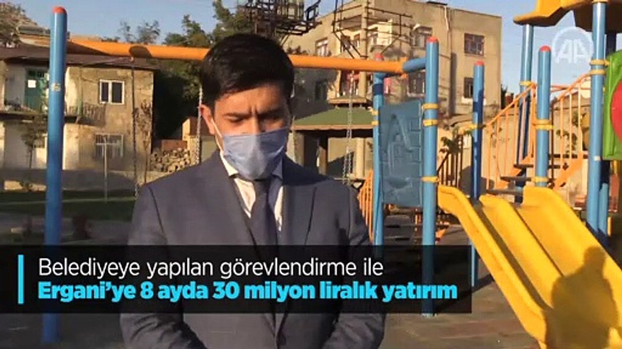 Belediyeye yapılan görevlendirme ile Ergani'ye 8 ayda 30 milyon liralık yatırım